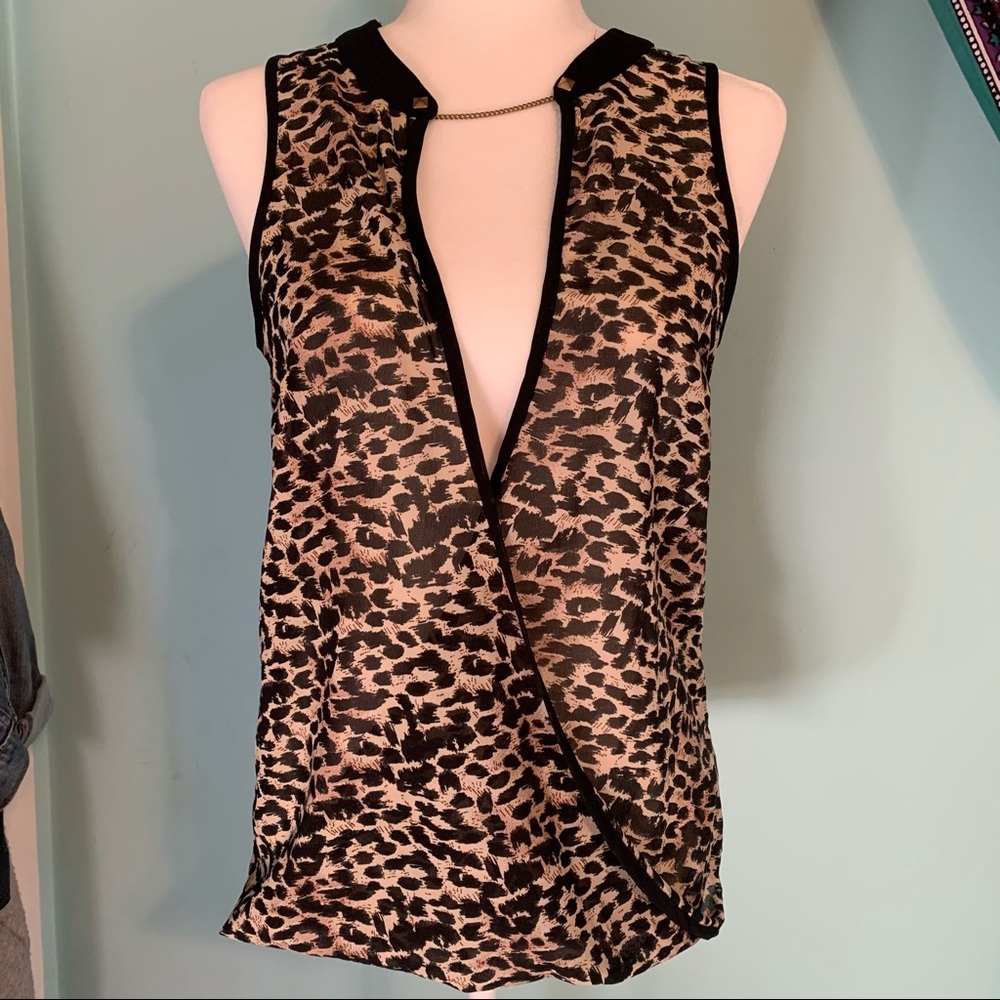 Charlotte Russe: Leopard Print Top